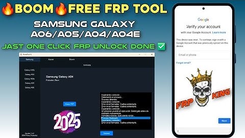 Samsung Galaxy A05/A06/A04/A04s Frp bypass 🔥 Android 14/13/12 Free Tool 2025 ✅