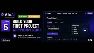 AlloAI Tutorial | Lesson 5: Building a Complete Website Without Coding (Beginner Friendly)