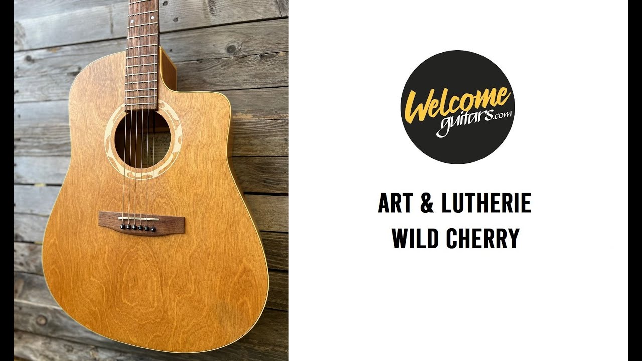 Art & Lutherie Wild Cherry CW Maple Walnut Spruce Acoustic