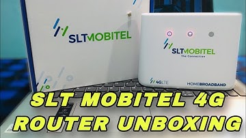 Unboxing and setup SLT MOBITEL 4G router |sri lanka🇱🇰