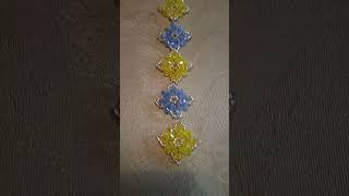 #beadsjewellery #bracelet #handmade Робимо новий патріотичний #браслет українські #прикраси