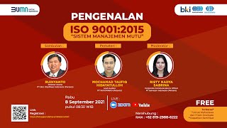 Pengenalan Iso 90012015 Sistem Manajemen Mutu