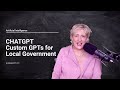 Local Government Custom GPT (ChatGpt) - Australia - Tutorial