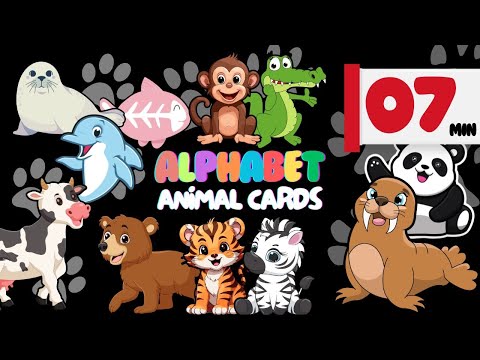 Baby  Toddler Learning   Animal Alphabet   Simple Learning