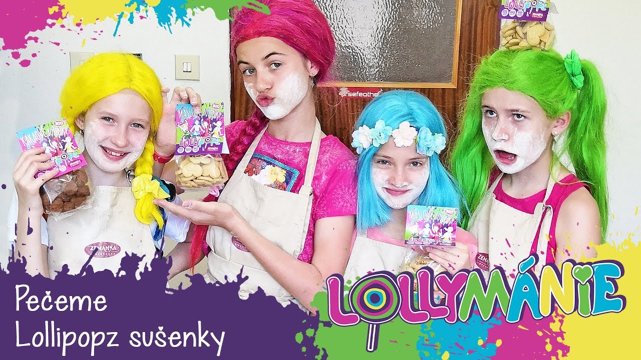 LOLLYMÁNIE - Pečeme Lollipopz sušenky!