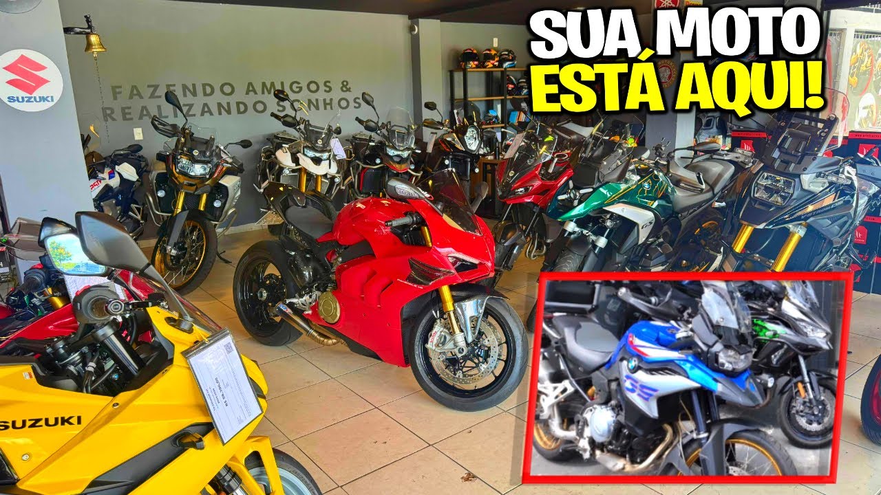 NOVIDADES NO ESTOQUE DE TM GARAGEM VIP - ESPORTIVA, NAKED, BIGTRAIL E MAIS - SÓ MOTO SELECIONADA