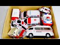救急車のミニカー坂道発進！緊急走行テスト☆ambulance minicar