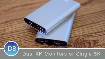 OWC Aluminum Dual HDMI or DisplayPort Thunderbolt 3 Adapters