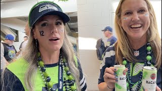 Testing Amazon&#39;s cashierless technology at Seahawks game in Russell Wilson&#39;s return to Seattle