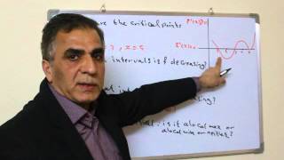 Reading a first derivative graph (Nasrat Abduljabar)