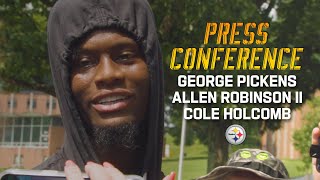 George Pickens, Allen Robinson II, Cole Holcomb on training camp | Pittsburgh Steelers