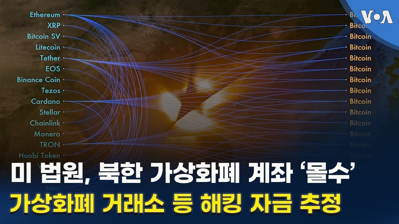 미 법원, 북한 가상화폐 계좌 ‘몰수’...가상화폐 거래소 등 해킹 자금 추정