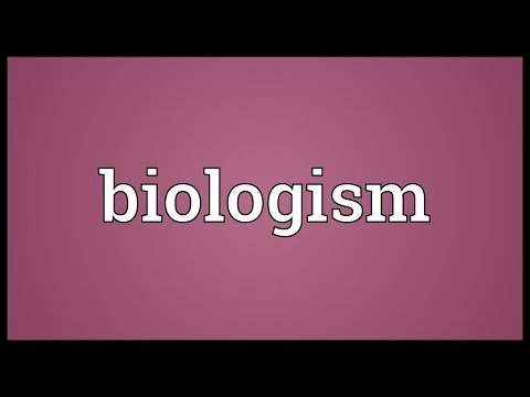 Header of biologism