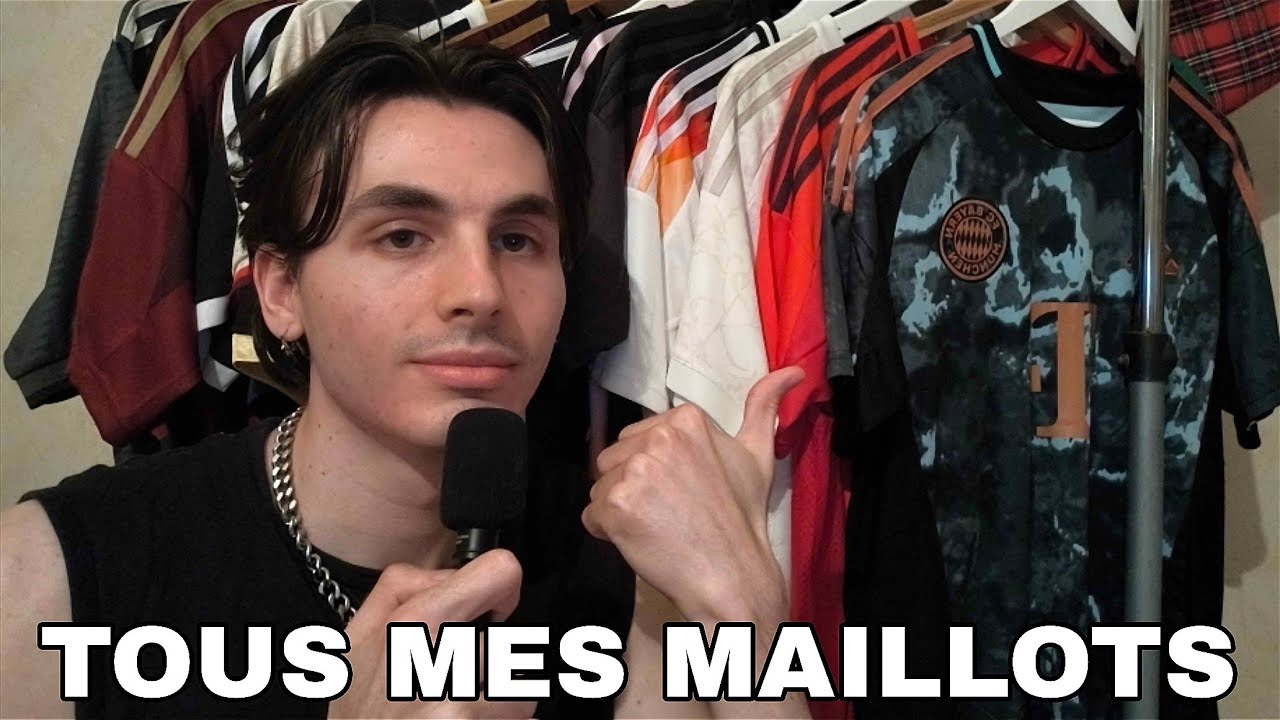 ASMR : MA COLLECTION DE MAILLOTS DE FOOT ⚽