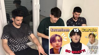 FNF REACTS to Seventeen teasing/roasting Carats and vice versa | SVT and Carats in a nutshell