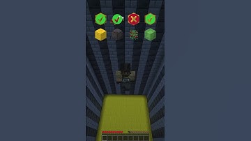 MINECRAFT: WHICH BLOCK BREAKS PHYSICS? 😍 (AXEL F) #minecraft #shorts