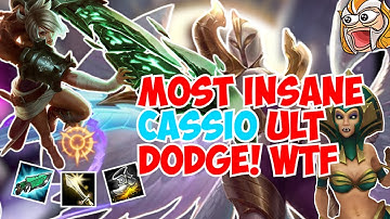 MOST INSANE CASSIO ULT DODGE (pixel perfect) | kayle 1v9