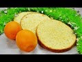 Бесподобный апельсиновый бисквит - супер находка для вкусных тортов!