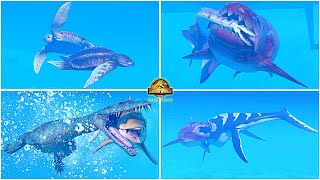 New Prehistoric Marine Species Pack All Animations & Other Interactions  Jurassic World Evolution 2