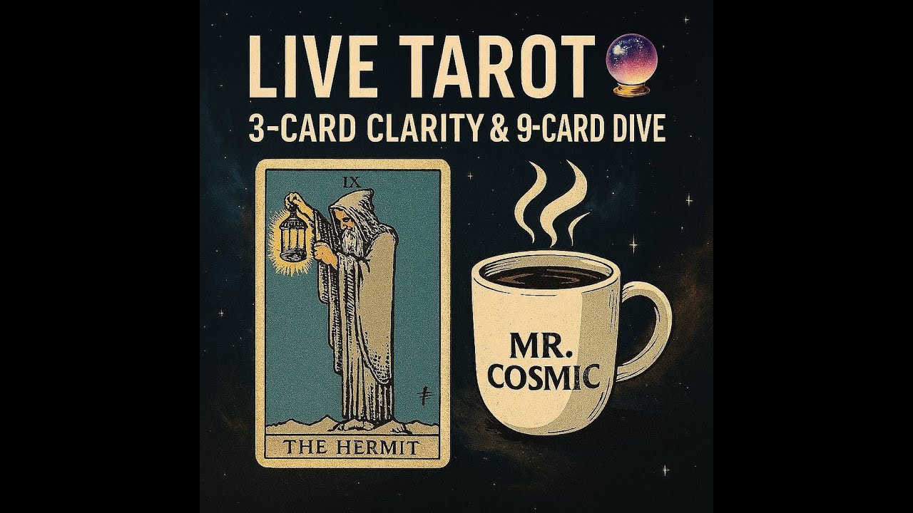LIVE “FREE” TAROT 🔮 3 Cards Speak Truth 💌 Donate to Jump the Line 🕊️ #mrcosmic #freetarotreadinglive thumbnail