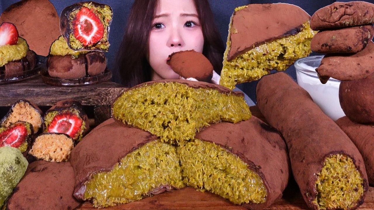 광기의 두쫀쿠 10,000kcal🧆두바이쫀득김밥 두바이통대창 두바이쫀득쿠키 먹방 리얼사운드 DUBAI CHOCOLATE CHEWY COOKIE DESSERT MUKBANG ASMR