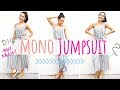 Tutorial de costura MONO o JUMPSUIT DIY, fácil y sin patrones!