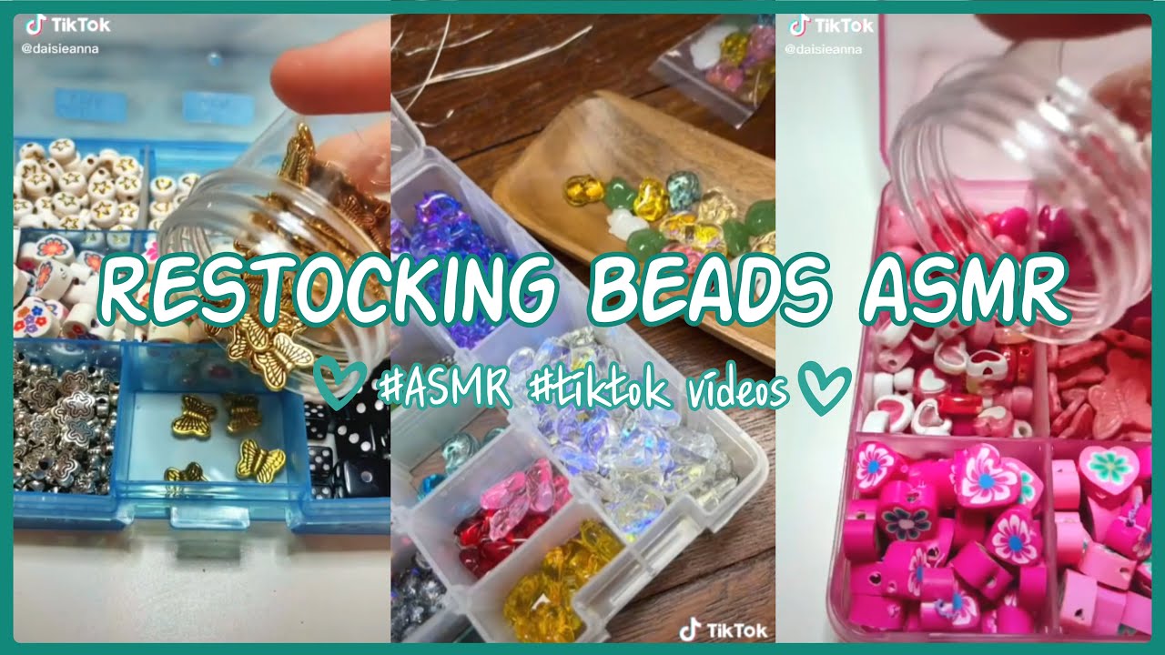 😍 Satisfying Clay Bead Bracelet Tiktok Compilation #1 💞 Bead Organization  Shorts and Tiktoks 