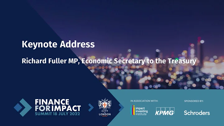 Keynote address: Richard Fuller MP, Economic Secre...