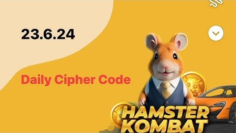 Hamster Kombat Daily Cipher Code 23 June 2024 #hamsterkombat #ciphercode #1M