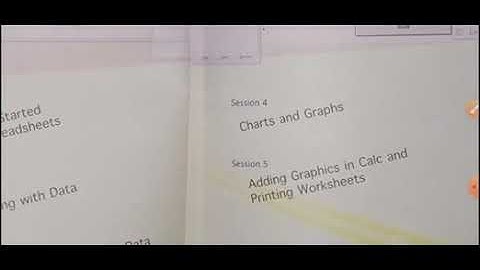 Class IX  Unit IV Electronic Spreadsheet Session 5 Adding Graphics in Calc and print Explanation