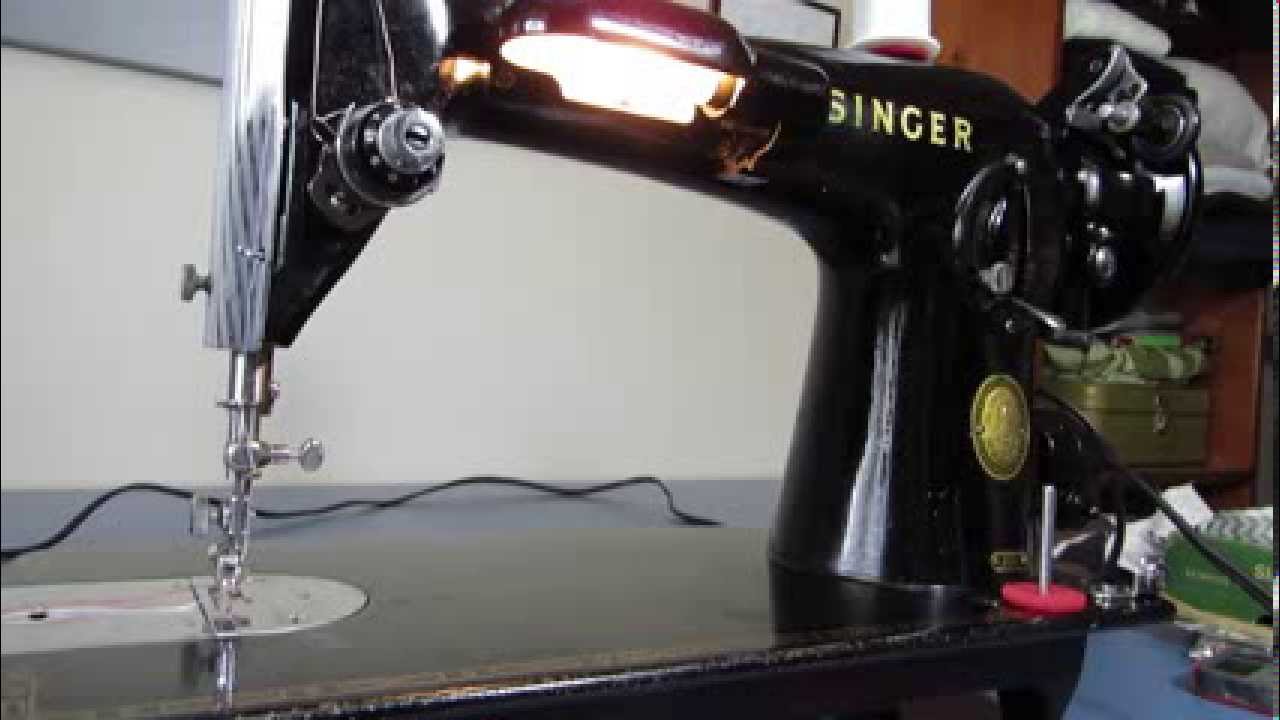 1956 Singer 2012 Sewing Machine Cleaned and Oiled For Sale! YouTube