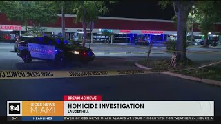 Deadly shooting at Lauderhill strip shopping mall
