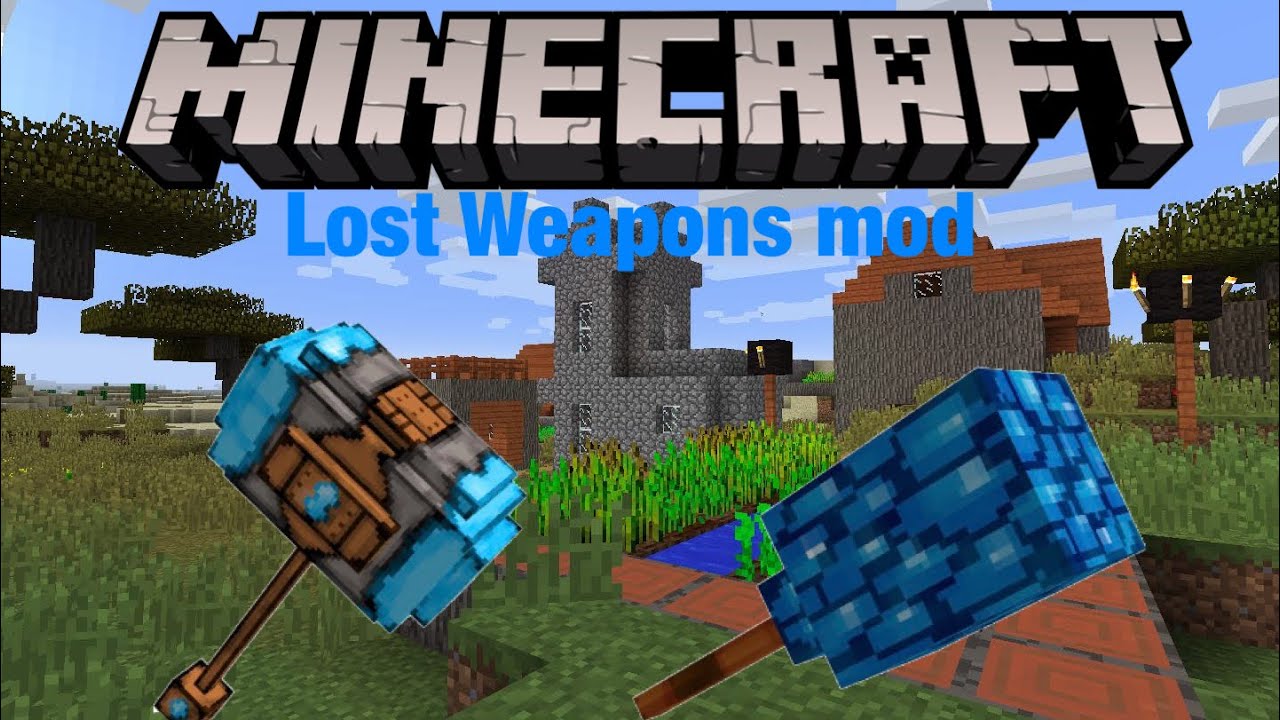 Minecraft ( lost weapons mod)