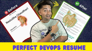 My DevOps Resume | How to Build DevOps Resume in 2025 [MUST WATCH]