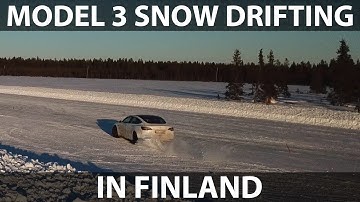 Model 3 Performance drifting with Track Mode