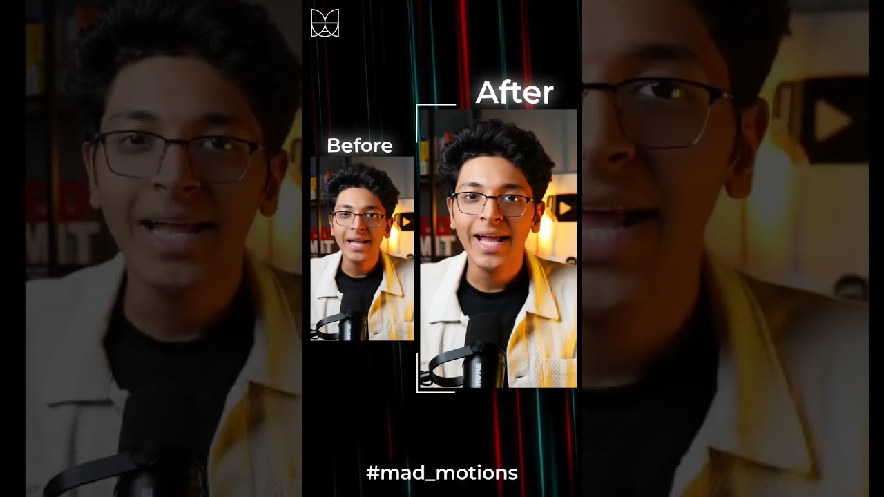 Editing a normal YouTube video into an engaging short #videoediting #shorts #aftereffects #editing