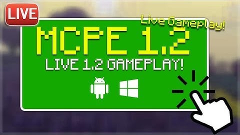 🔴LIVE MCPE 1.2 GAMEPLAY - Minecraft Pocket Edition 1.2 BETA BUILD 1 First Experience