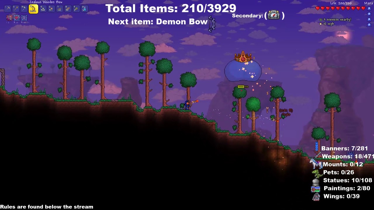 Terraria Collecting every single item Part 1 The Toplo Carry YouTube