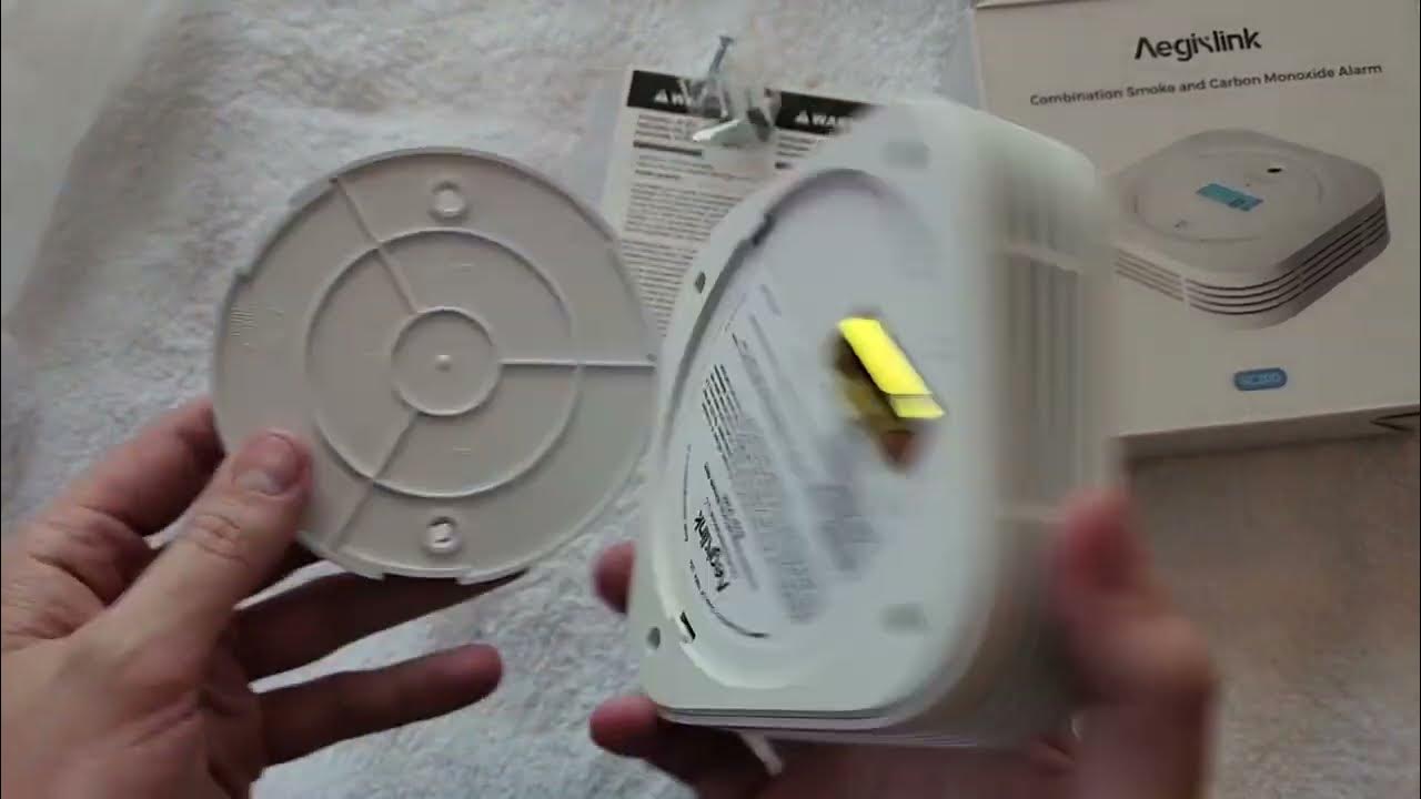 AEGISLINK Smoke and Carbon Monoxide Detector 10 Year Lifespan with