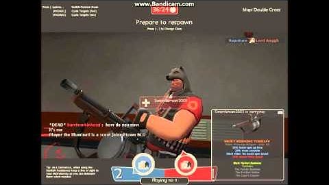 Team Fortress 2 (PC) - Double Cross online match (Capture the Flag mode)