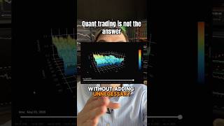 You will get to sophisticated #quant #trading , but first you need to master common sense trading