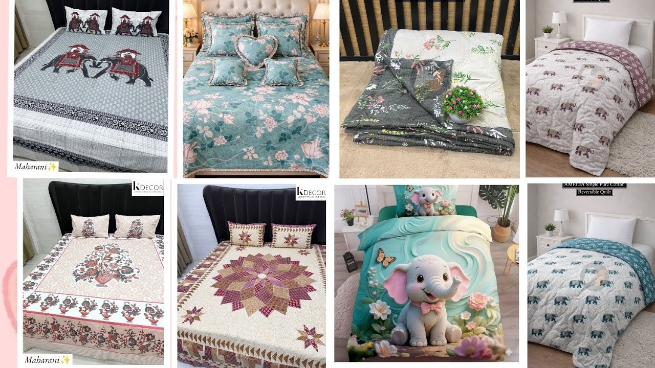 Latest designer collection | designer double bedsheets | stylish exclusive double bedsheet‎⁨@Meesho