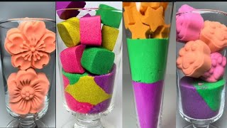 colourful very #satisfying and #relaxing sand drop #delights please #subscribe