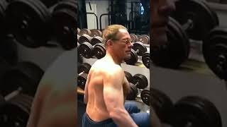 Van Damme At The Gym.