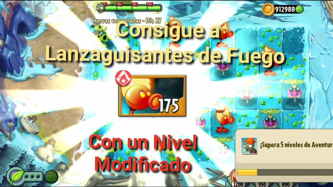 ☀️🔥Consigue a Lanzaguisantes de Fuego con un nivel Modificado (link en ...