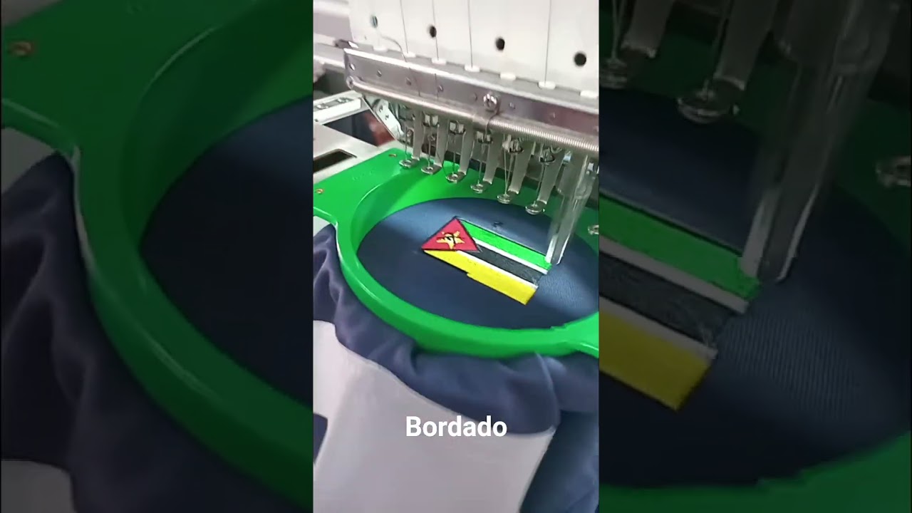 Bordado da Bandeira de Moçambique #moz