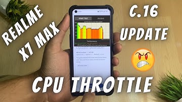 Performance Test Realme X7 Max C16 CPU Throttle !