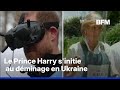 Ukraine: le Prince Harry s'initie au déminage à Boutcha, 30 ans après Diana en Angola