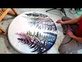Cedar Lee Art Time Lapse: Creation of 3 Large Paintings in Less Than 6 Minutes!