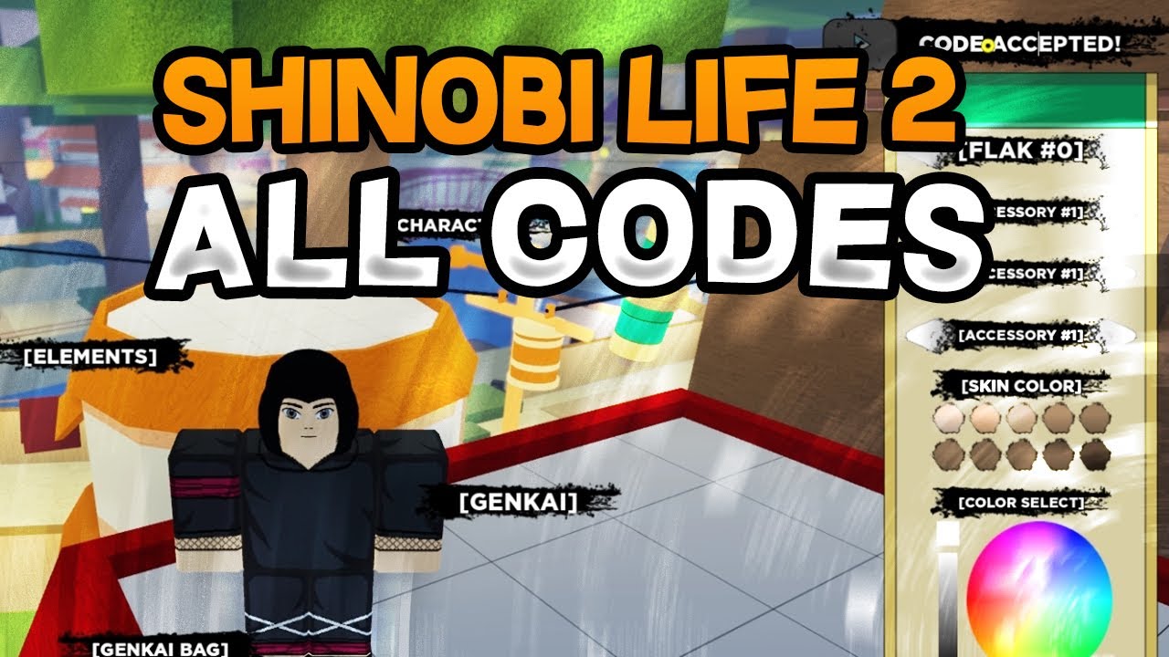 shinobi life roblox code 2017